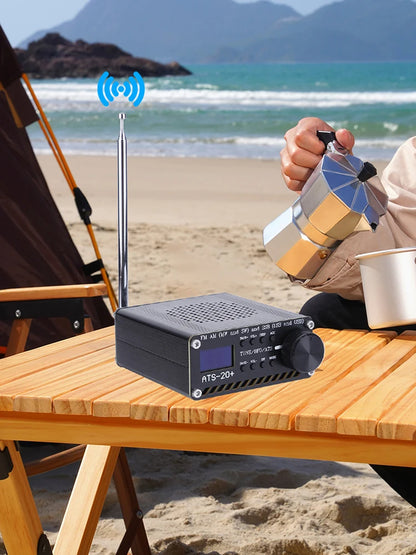 ATS-20+Si4732 Portable Handheld Radio Recorder 0.96 Inch OLED Screen Full Band Receiver Scanner FM AM MW&SW SSB LSB & USB