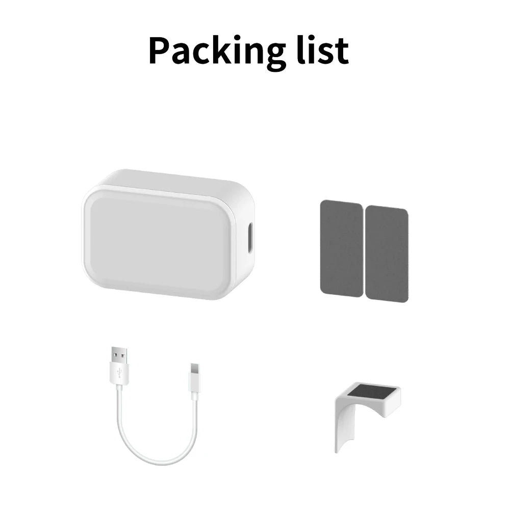 GBL01 Magnetic Mini Fill Light w/ Charging Box for DJI Osmo Mobile 6/SE/OM5, Zhiyun SMOOTH4/5/ Feiyu Handheld Gimbal Stabilizer