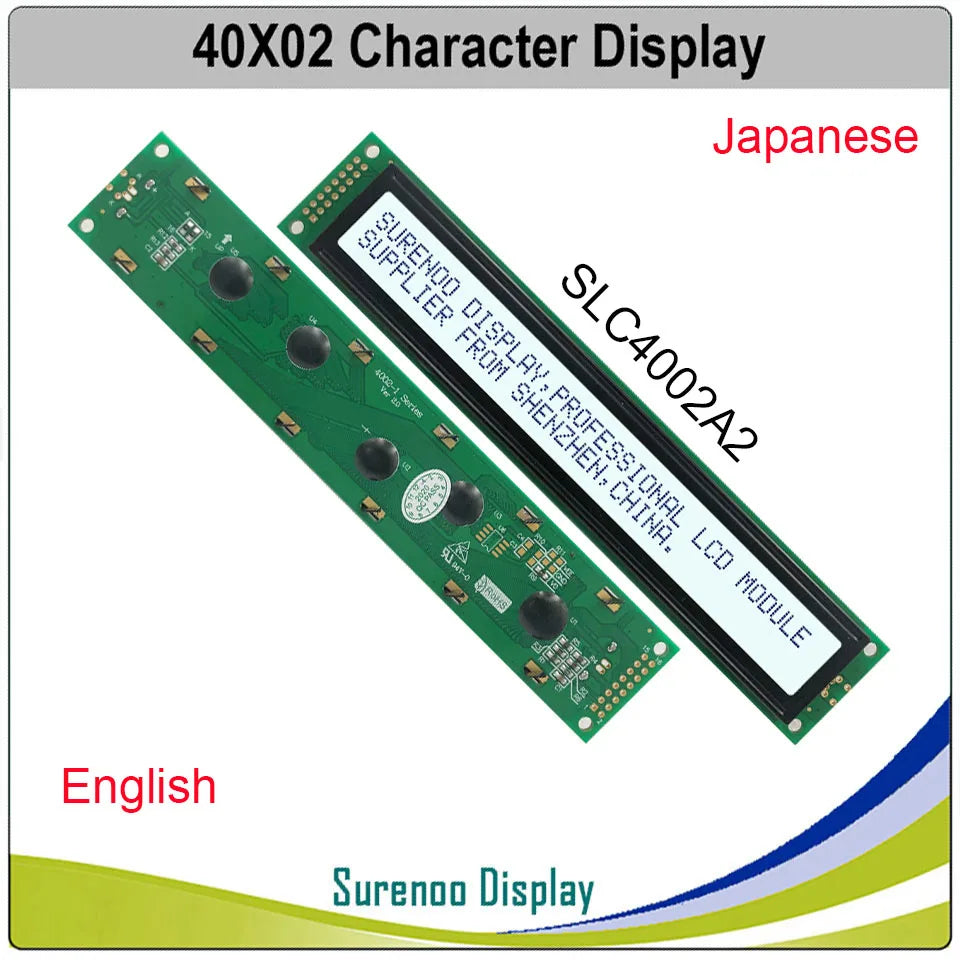402 40X2 4002 Russian Japanese English Character LCD Module Display Screen LCM Yellow Green Blue with LED Backlight