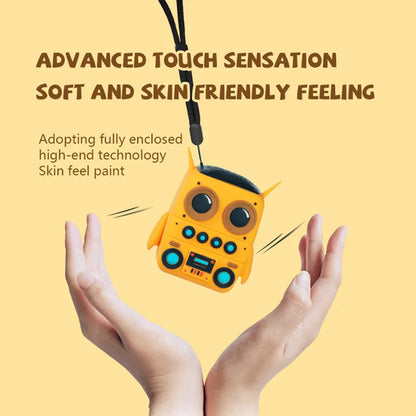 Compact Cute Mini Bluetooth Speaker Support TF Card Desktop Decoration Portable Outdoor Smart Music Player IP65 Waterproof