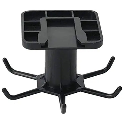 6 Hooks Kitchen Rack Kitchen Organizer Home Accessories 360 Degrees Rotating Cabinet Hanger Utensils For Kitchen Convenience