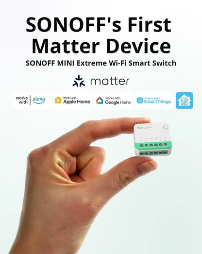 SONOFF MINI R4 Matter MINIR4M Matter Relay Sonoff Mini R4 Extreme Wifi Smart Switch Matter with Alexa Google Home Homekit