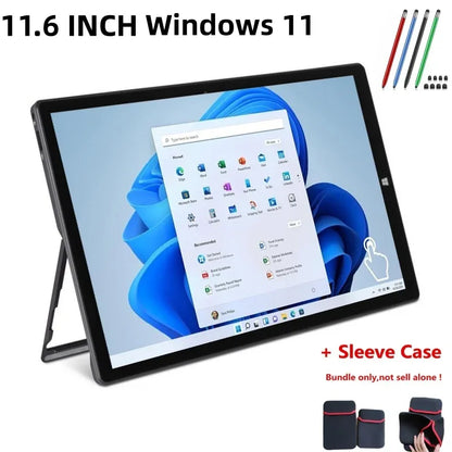 11.6 INCH 16GB RAM 512GB eMMC ROM WINDOWS 11 TABLET PC PAD1162 Intel Celeron N4100 CPU 1920 x 1080 Pixel WIFI Type C