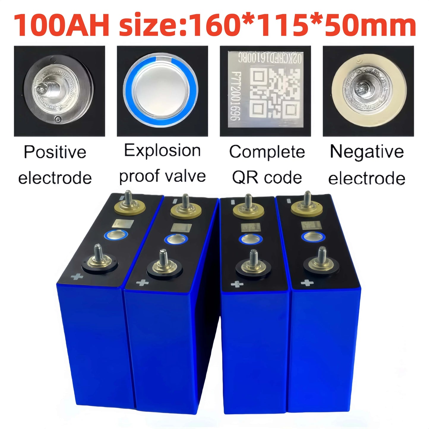 3.2V 360ah 340ah 100ah Lifepo4 Grade A battery 3C high-power energy storage rechargeable battery IY olf solar energy camping