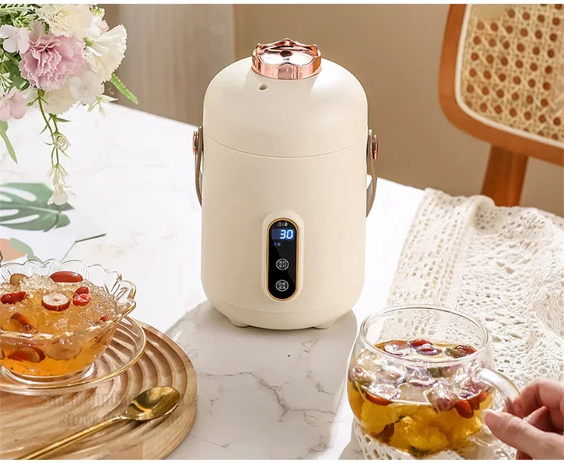 New Mini Rice Cooker Small 600ML Electric Cooker Multifunctional Electric Cooking Pot 12H Reservation Mini Hot Pot For Dormitory