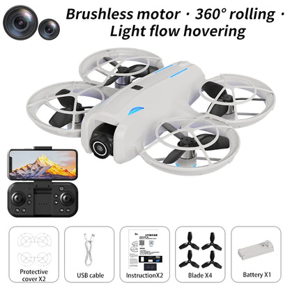 New L105 PRO Drone 8K HD Dual Camera Brushless Optical flow Positioning UAV LCD Remote Control Quadcopter Children Toy Gifts