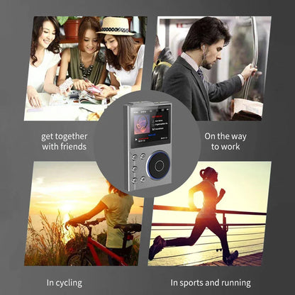 Hi-Fi Digital Audio MP3 Player Lossless DSD High Definition Portable MP3 Music Player Built-in 16GB Walkman Supports 20 Language