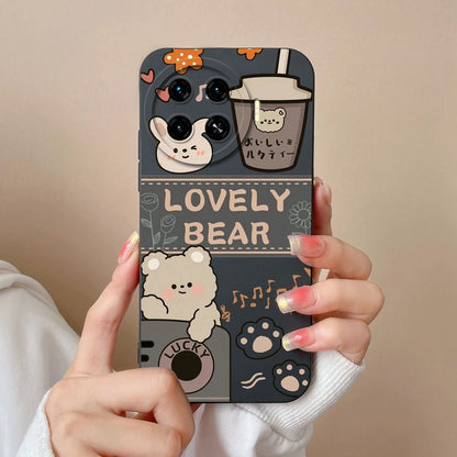 Cover For Tecno Spark 20 Pro+ 4G Case Phone Bags Pretty Flower Liquid Soft Silicone Shell For Tecno Spark20 Pro Plus Funda Coque