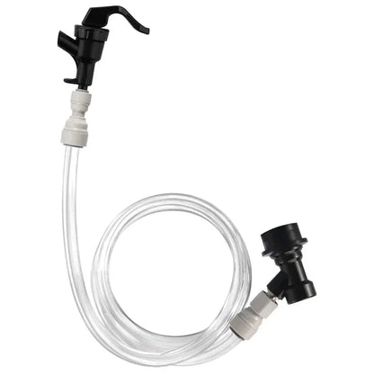 Push-fit Ball Lock Beer Line Assembly, Picnic Beer Tap Faucet with 60cm Hose,Quick Joint Connection Homebrew Beer Soda Dispenser