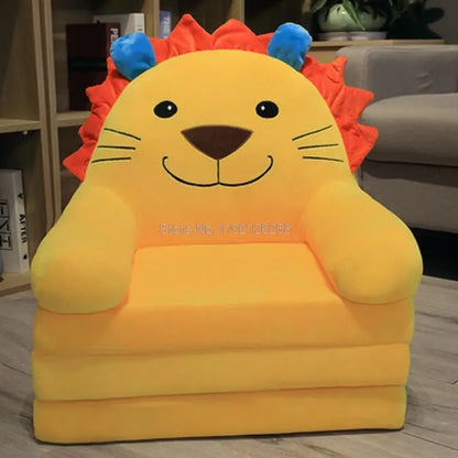 Sofas Children Sofa Cute Cartoon Lazy Folding Small Sofa Bed Girl Princess Baby Toddler Dual-purpose Child Seat All sofas