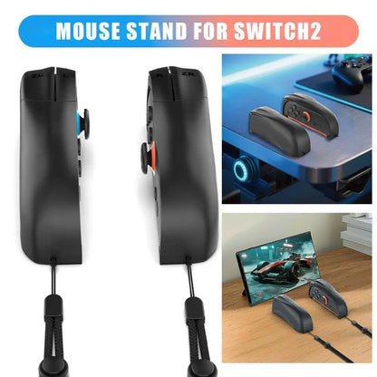 For Switch2 handle mouse bracket 2-Pack Mouse Stand for  Switch 2 Controllers Easy-to-Install
