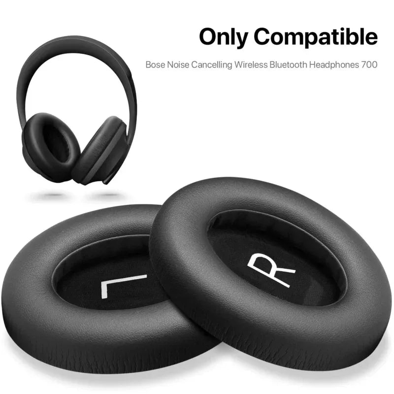 Replacement Ear Pads Earpads Cushion Kit Earmuffs Headband Repair Parts for Bos 700 NC700 Noise Cancelling Wireless Headphones