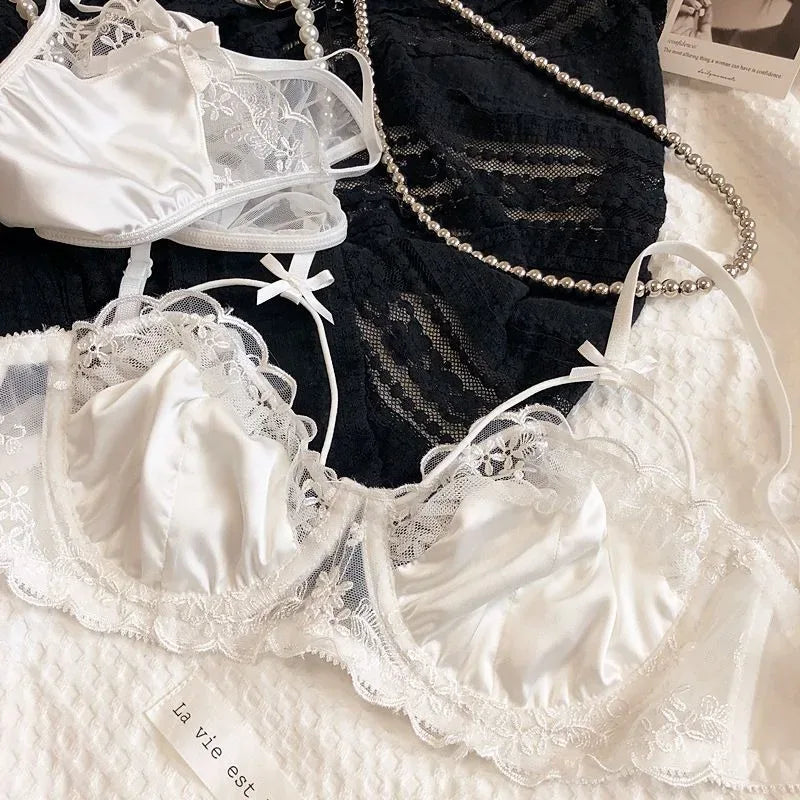 Women Sexy Bodies Lingerie Set Lace Sexy Uniforms Romantic See Through Valentine's Day Bed Vacation Summer Spring Home Outfits