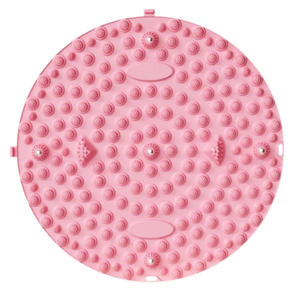 Foot Yoga Massage Acupressure Board Mat Muscle Relaxation Round Exercise Mat Fitness Foot Training Massage Acupressure Mat