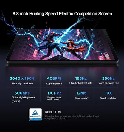 Small For Gaming CN Lenovo Legion Y700 4th8.8" 165Hz High Refresh Rate Gaming Tablet PC Snapdragon 8 Elite 7600mAh 68W Charging