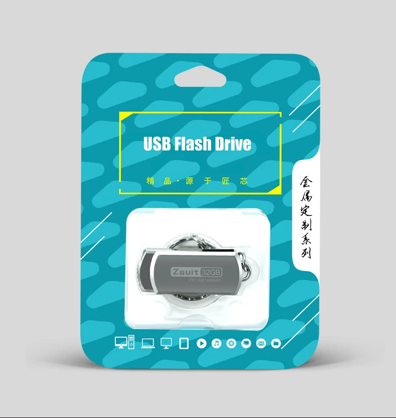 (over 10pcs Free Logo)Metal Flash Drive 4G 8G 32G Pendrive 64gb High Speed Memoria Usb Stick Waterproof Usb Pen Drives 1pcs 128g