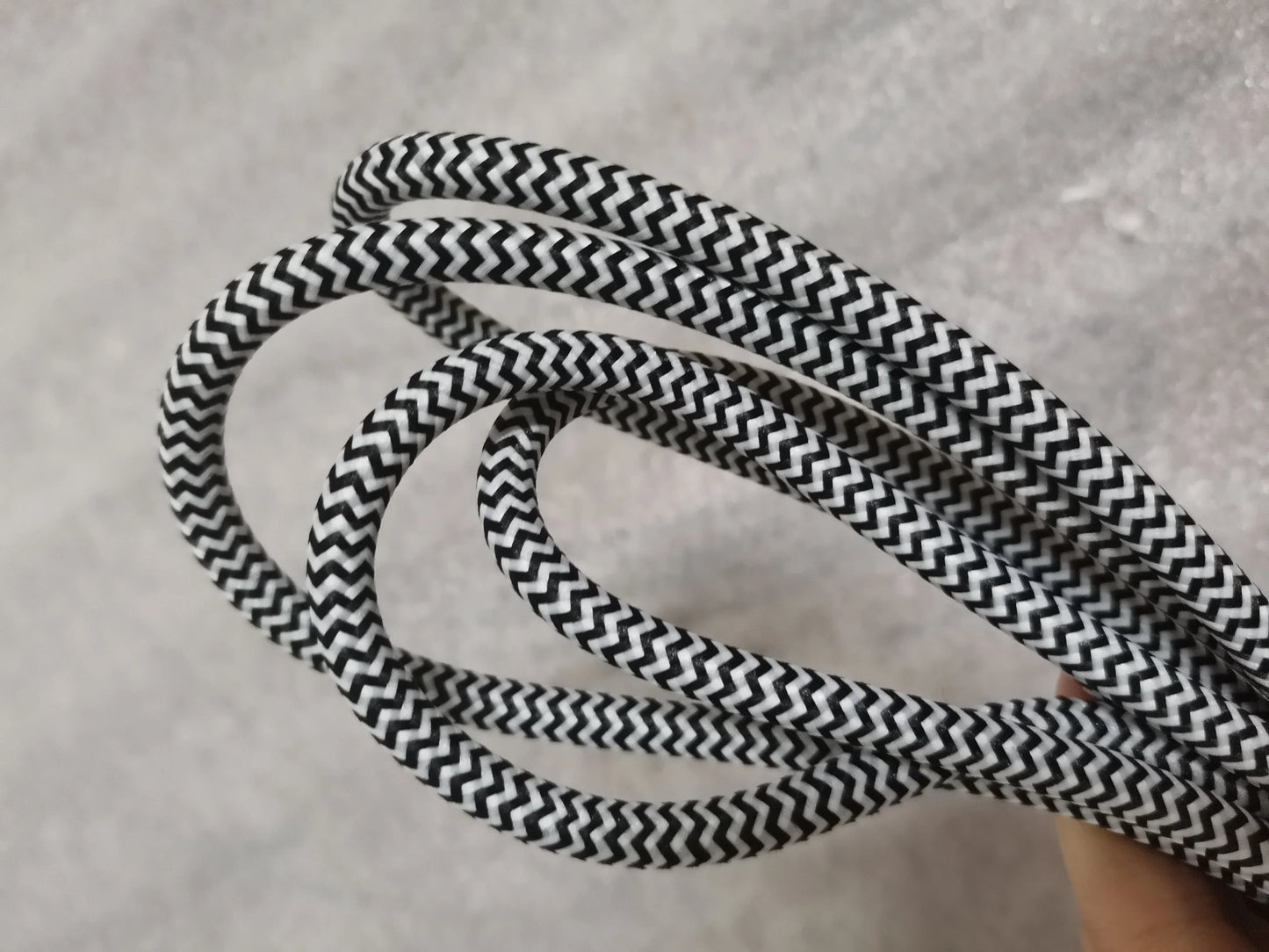 2m AC 220-250V EU Power Cord with Switch Fabric Covered Electrical Power Cable For DIY Table Lamp Cord