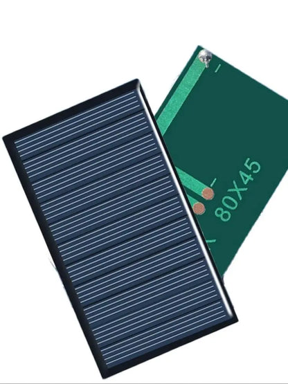 80x45mm 5V 75mA Solar Panel DIY Solar Polycrystalline Silicon Panels For Battery Cell Phone Charger Module for Camping Lawn Lamp