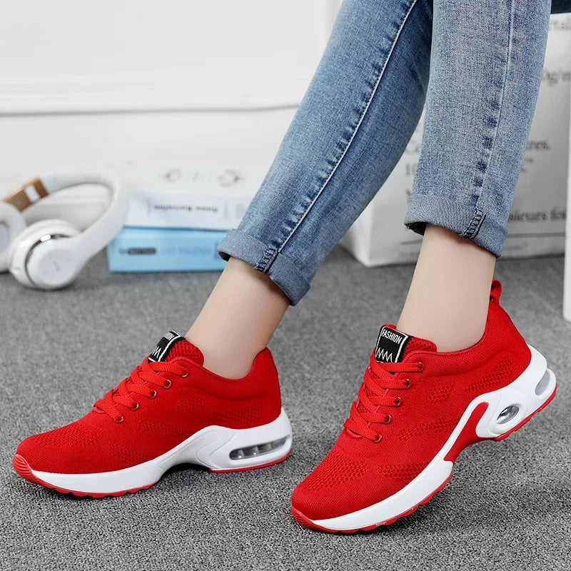 MAEDEF New Fashion Ladies Casual Shoes Summer Light Mesh Breathable Shoes Women's Sports Shoes Outdoor Anti-slip Training Shoes