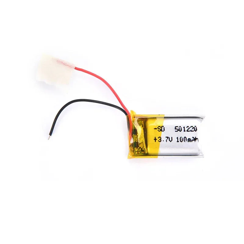 1Pc New 3.7V 100mAh LiPo 1S Polymer Rechargeable Battery Anki Overdrive Headset