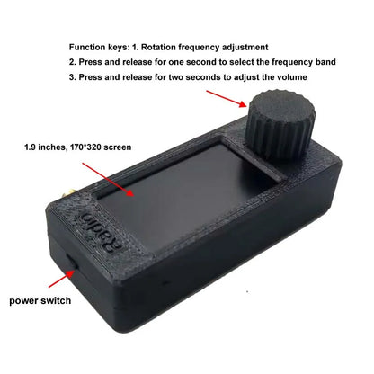 SI4732 V3 Mini Pocket 0.5-108mhz SSB AM FM HF SW MW Display All Band Receiver Radio With 2 Antenna Built-In Speaker