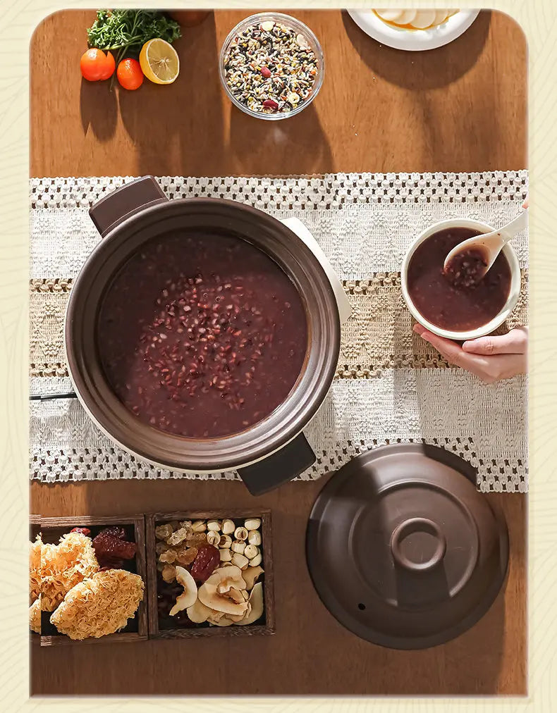 Electric slow cooker for baby food, ceramic household fully automatic stew pot, soup pot, electric slow cooker, porridge cooker