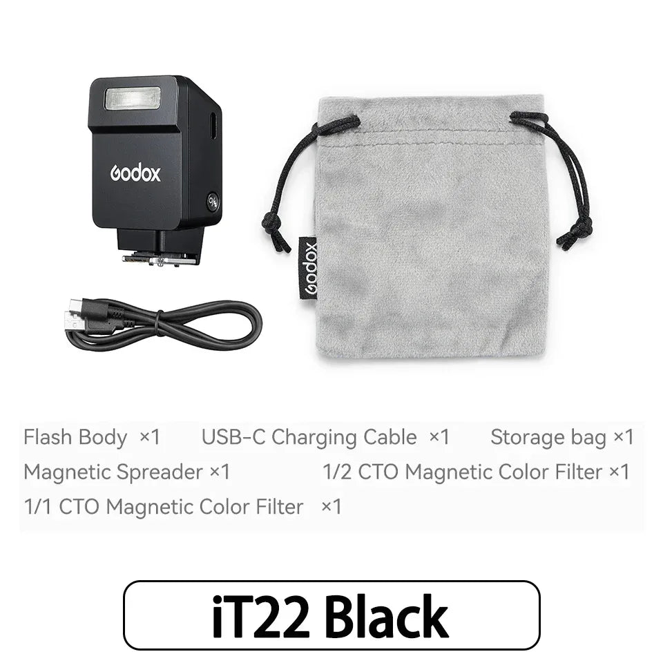 Godox iT20 iT22 TTL Mini Flash iFlash Camera Flash for Canon Nikon Sony Fujifilm Olympus Panasonic Ricoh Cameras