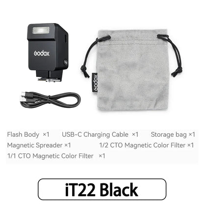 Godox iT20 iT22 TTL Mini Flash iFlash Camera Flash for Canon Nikon Sony Fujifilm Olympus Panasonic Ricoh Cameras