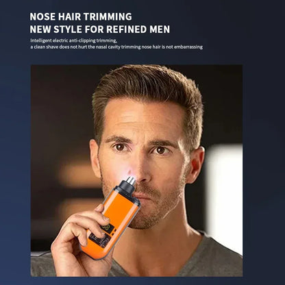 Portable Nose Hair Trimmer Mini Trimmer for Nose Mini Nose and Ear Hair Trimmer Nose Trimmer Rechargeable Trimmer 2-in-1Unisex