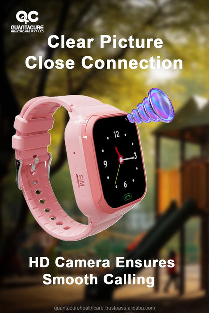 2025 QC K15 LT36 Kids Smartwatch 4G SOS Call Video Chat IP67 Waterproof LBS WiFi Tracker Remote Monitor RTOS 400mAh Square TFT