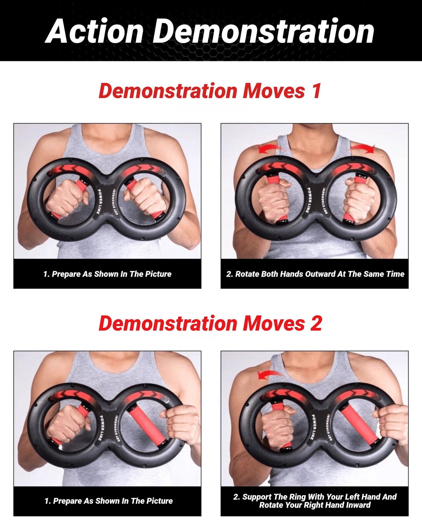 Hand Strength Grip Trainer Multifunction Forearm Force Fitness Springs Power Wrist Arm Exerciser Of 8 Shape Strengthener Equipme