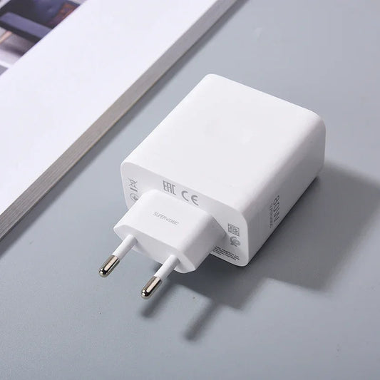 Oneplus 80W Supervooc Charger EU/US Fast Charge Adapter Usb Type C Cable for One Plus 1+ 12R 10 9 8 7 7T Pro Ace 2 Nord 2T Ace 3