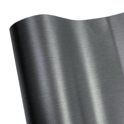Car Stickers Brushed Aluminum Vinyl Film Car Wrapping Waterproof Air Free Bubble Decal Stickers for Motorcycle Car Accessories