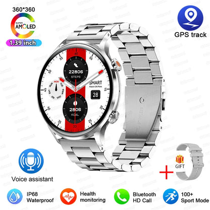 2025 New Smartwatch Women 1.39 inch AMOLED HD Screen Always On Display Custom dial Call IP68 Sport Smart Watch For women men