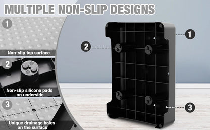 Marchepied de mobilité, plateforme antidérapante pour intérieur et extérieur, rehausseur portable pour adultes et seniors, marchepied de sécurité pour voiture, B