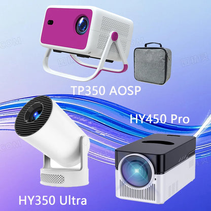 Velec Projector Compatible with Netflix 650ANSI Android 13 Portable 4K Native Wifi6 BT5.2 1080P TP350 Auto Keystone Correction