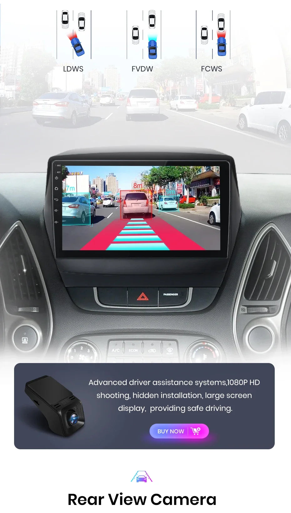 Junsun Android Wireless CarPlay Auto Car Radio For Hyundai Tucson 2 ix35 2009-2015 Car Intelligent Systems DSP SWC RDS GPS FM BT