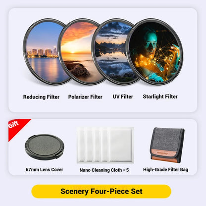 WalkingWay for XiaoMi 15 Ultra Phone Lens Filters 67mm Phone Filter Set 13/14/15 Ultra General ND CPL GND Soft Star Flare Filter