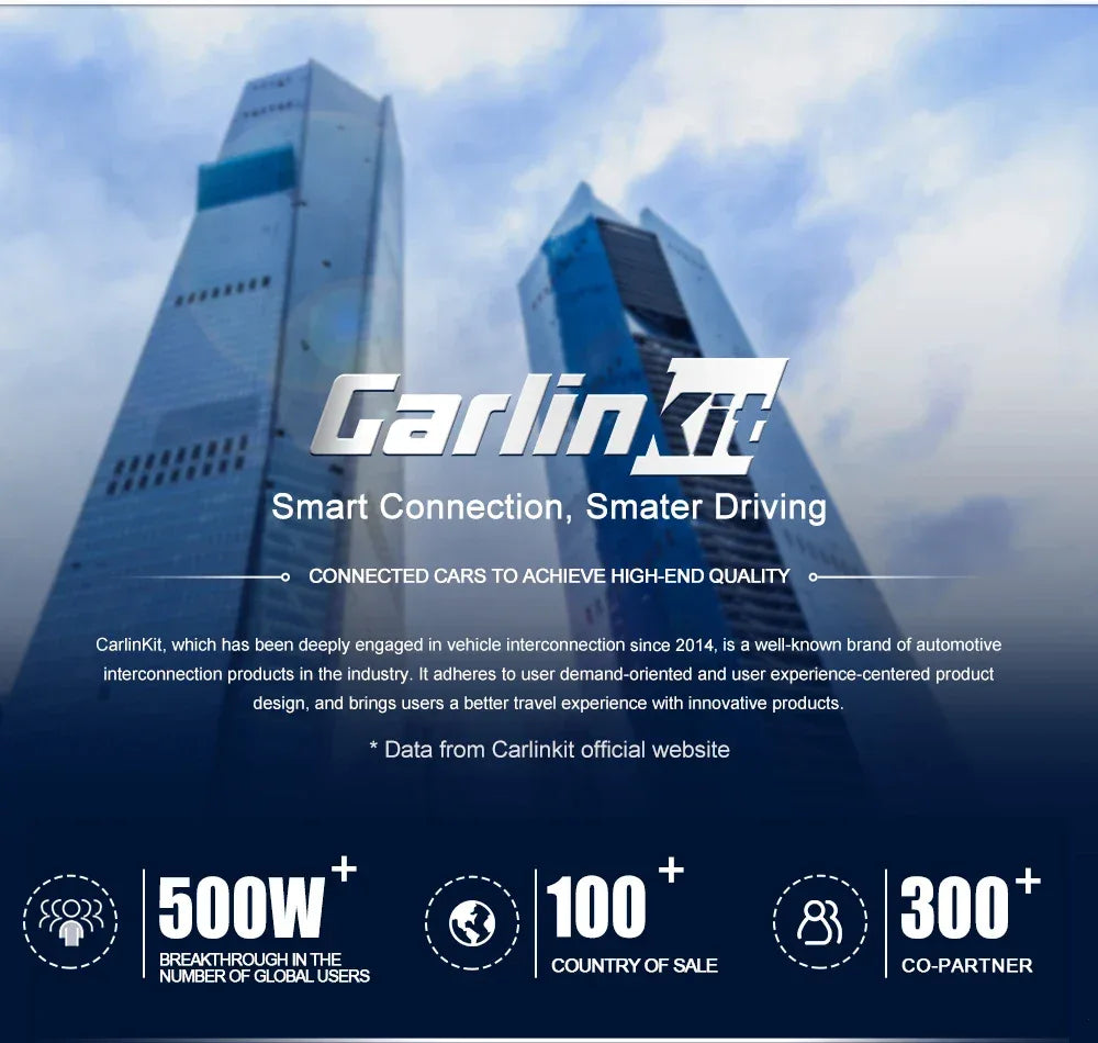 HDMI CarlinKit Android 13 CarPlay Ai Box SDM660 6225 Wireless CarPlay Android Auto Video TV Streaming Box for OEM Car 8G+128G