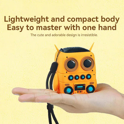 Compact Cute Mini Bluetooth Speaker Support TF Card Desktop Decoration Portable Outdoor Smart Music Player IP65 Waterproof