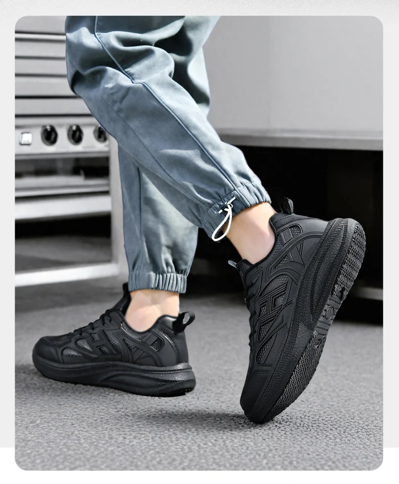 Hotel Chef Shoes Four Seasons Breathable Light Non-slip Waterproof Oil-proof Kitchen work shoes Men's Outdoor Casual sports Shoe