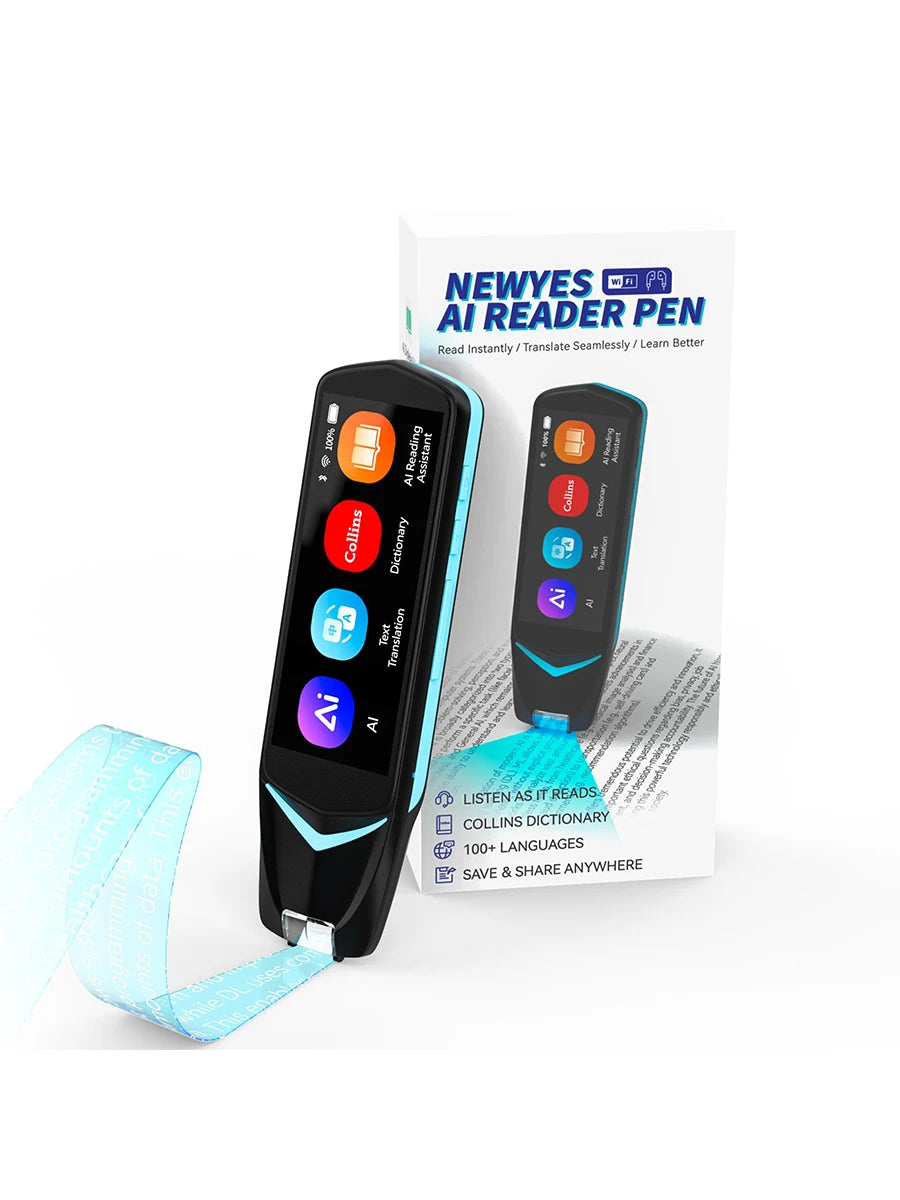 AI Pen Reading Pen for Dyslexia Scan Reader Pen 4 Text to Speech Device Translator Pen Photo Translation OCR 16GB Bluetooth Pen