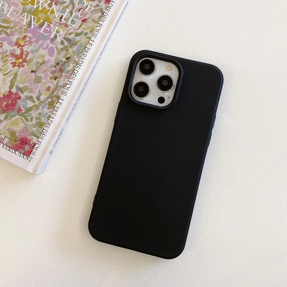 Luxury Matte Candy Color Silicone Soft Case For iPhone 17 Air 16E 16 15 14 13 Pro Max Plus Shockproof Back Cover Slim TPU Shell