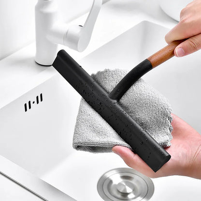1Pcs Non-Scratch Soft Silicone Squeegee Kitchen Sink Countertop Squeegee Window Mirror Water Wiper Clean Scraping Film Scraper