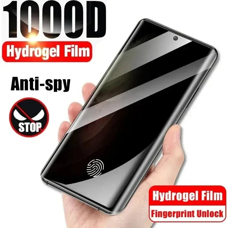 Anti Spy Hydrogel Film For Samsung Galaxy S25 S21 S23 S22 S24 Ultra S24 S23 FE Note 10 20 Ultra Privacy Screen Protector