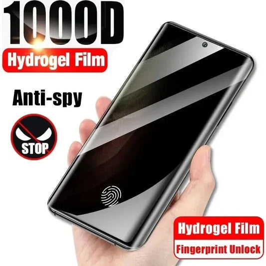 Anti Spy Hydrogel Film For Samsung Galaxy S25 S21 S23 S22 S24 Ultra S24 S23 FE Note 10 20 Ultra Privacy Screen Protector