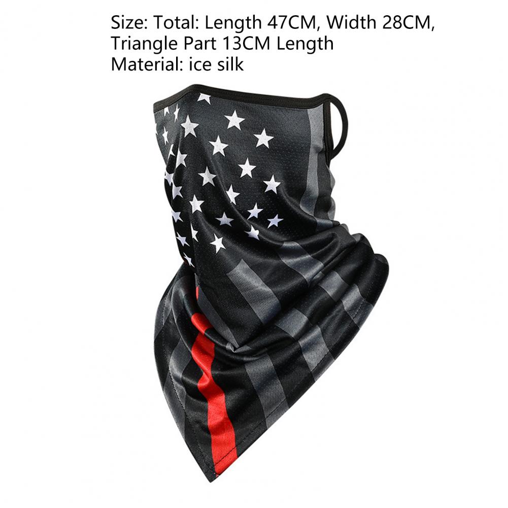 Motorcycle Cycling Face Mask for Men Neck Gaiter Scarf Skull Cap Sun Protection Cover Running Balaclava Bandana with Ear Loops