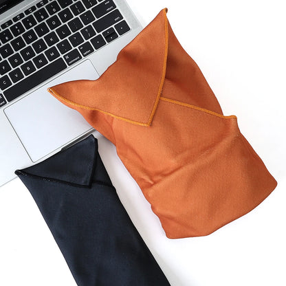 Protective Wrap Soft Cleaning Cloth for Camera Lens Tablet Dustproof Self Adhesive Lens Wrapping Foldable Cloth Camera Bag