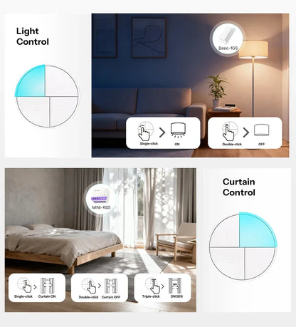 SONOFF Orb 4-In-1 Zigbee Smart Scene Button Split Magnetic Design Zigbee & eWeLink-Remote Dual Protocol Multiple Trigger Actions