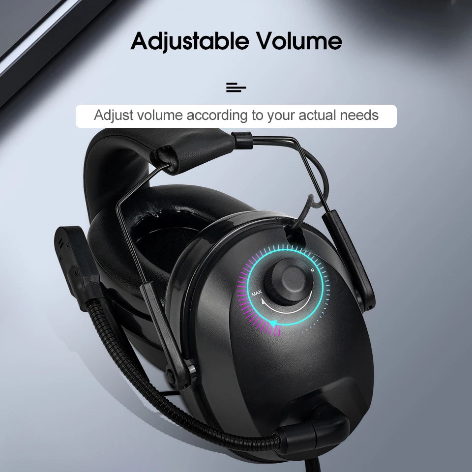 Retevis KM Headset with Noise Reduction Rotatable Boom Microphone for Baofeng UV-5R Quansheng UV K5 UV K6 UV K58 Walkie Talkie